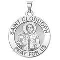 Saint Cloduoph Round Religious Medal - "EXCLUSIVE"