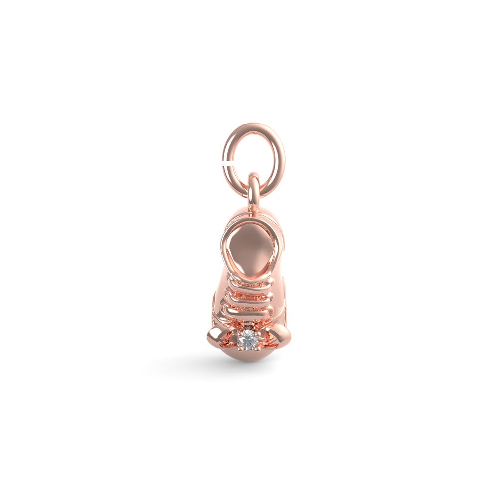April Baby Bootie Charm