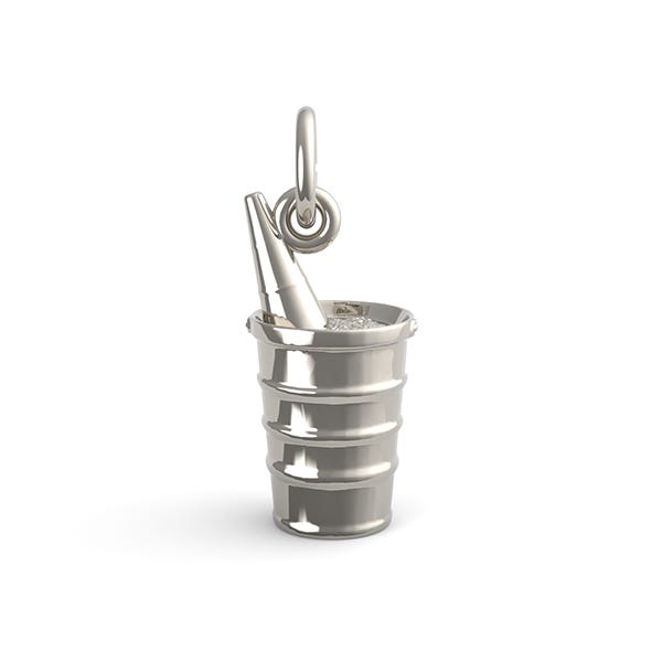 Champagne Bucket Charm(Style 8158)