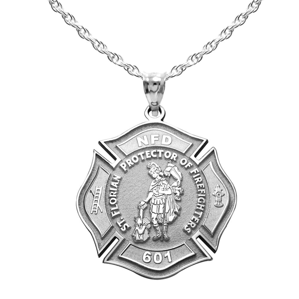 Customized Saint Florian Badge Religious Medal  "EXCLUSIVE"