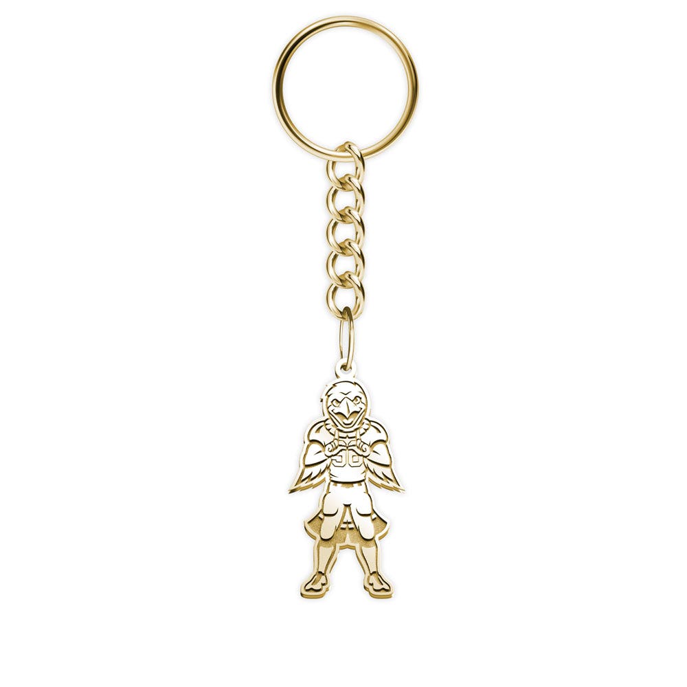 Swoop the Red-Tailed Hawk Keychain