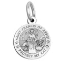 Saint Francis of Assisi - " Protect My Cat " Pet Tag