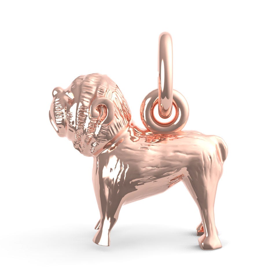 Bulldog Accent Charm