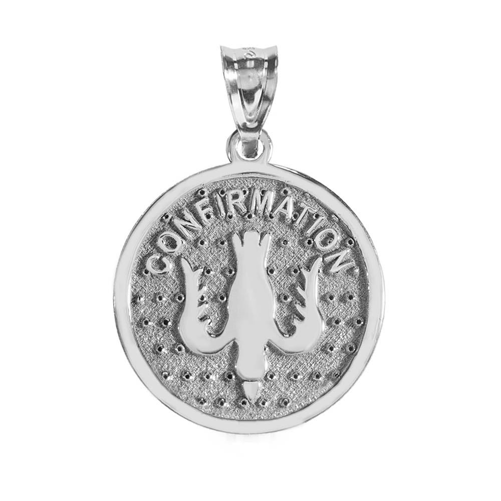 14K Gold Confirmation Holy Spirit Religious Medal