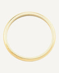 14k Yellow Gold 2mm Half-Round Wedding Band