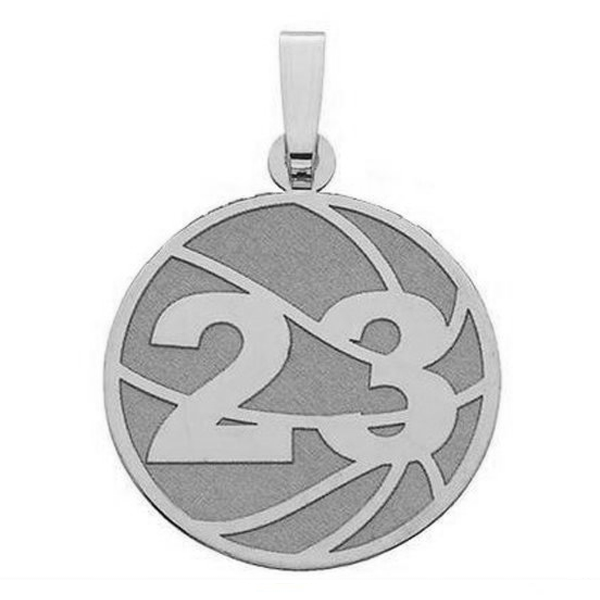 Custom Basketball Charm or  Pendant w/ Number