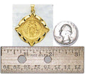 14K Gold Our Lady of Lourdes Religious Medal