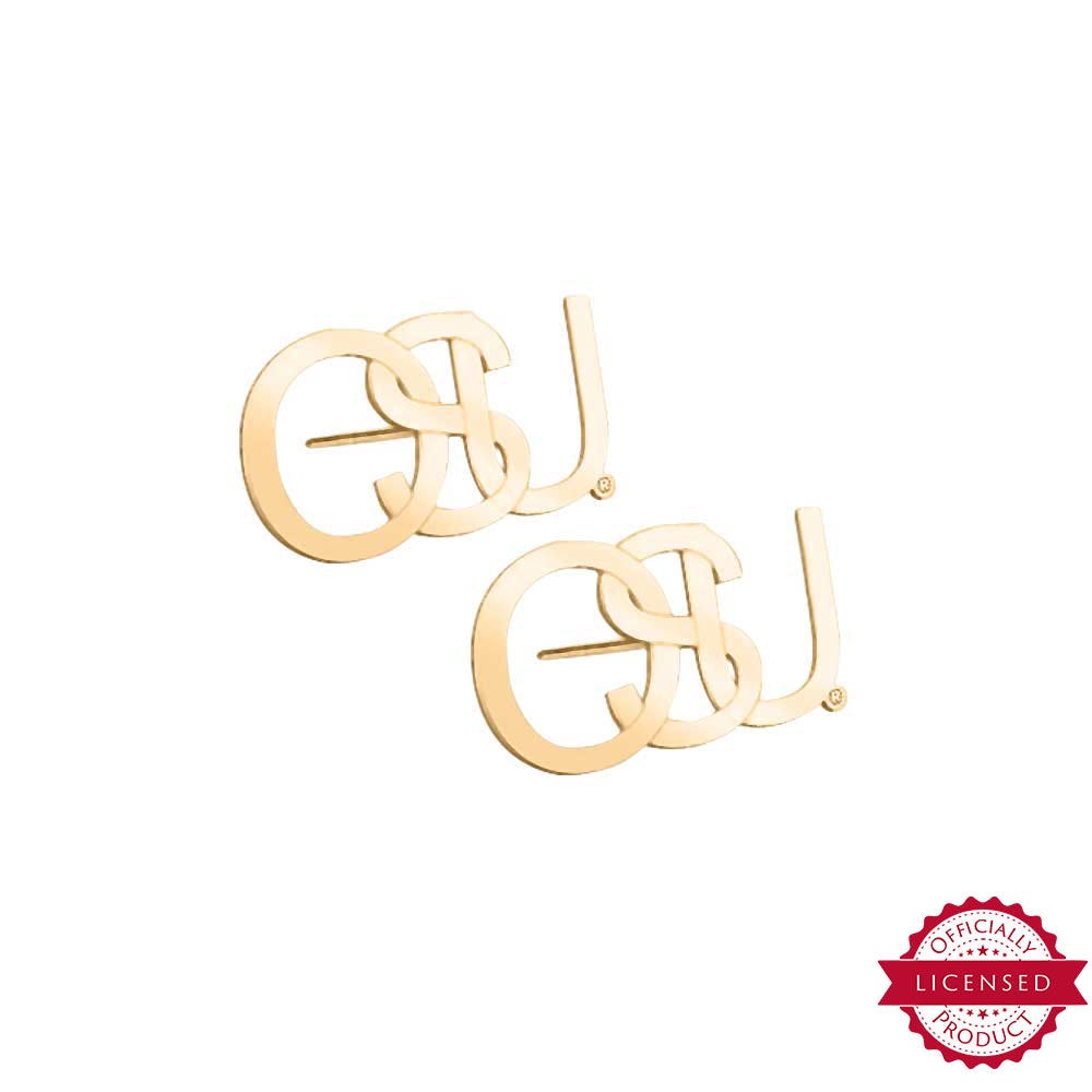 Pair Of Intertwined OSU Earrings