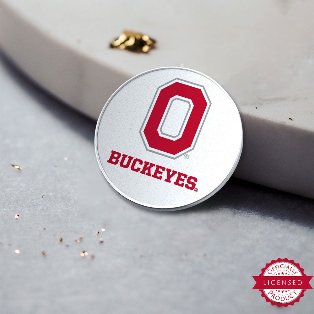 Ohio State University Buckeyes Golf Ball Marker