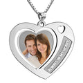 Heart Pendant with  "Always in my Heart" Etched