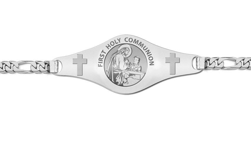 First Holy Communion for a Boy Religious Bracelet "EXCLUSIVE"