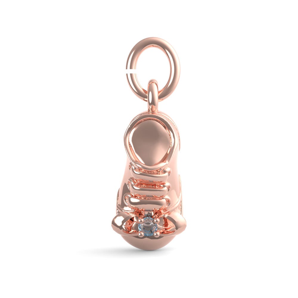 December Baby Bootie Charm