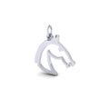 Flat Horse Head Charm