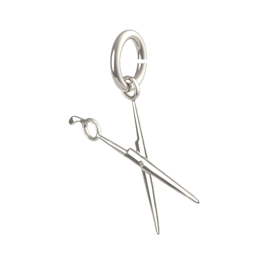 Hair Cutting Scissors Charm