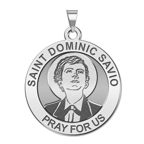 Saint Dominic Savio Round Religious Medal