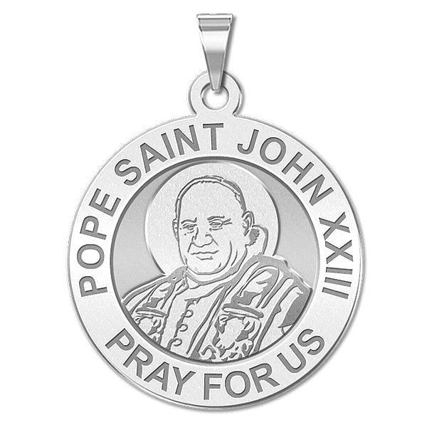 Pope Saint John XXIII Religious Round Medal "EXCLUSIVE"