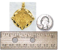 14K Gold Caridad Del Cobre Religious Medal