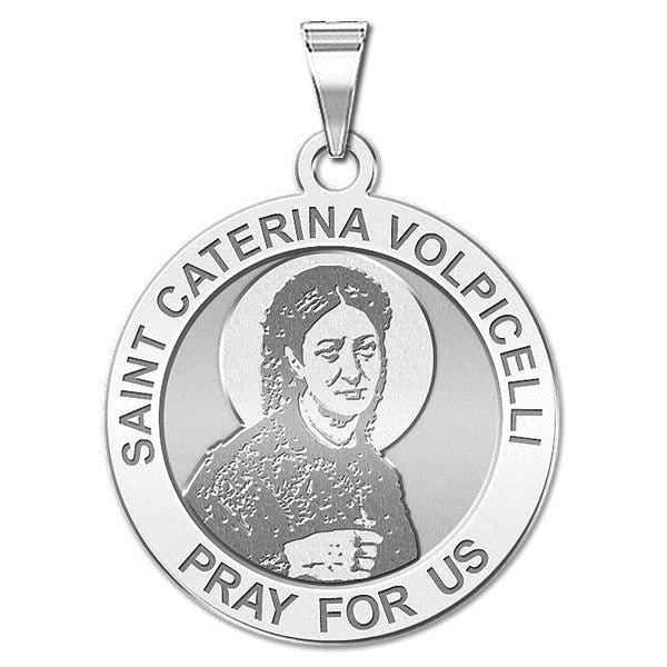 Saint Caterina Volpicelli Round Religious Medal - "EXCLUSIVE"