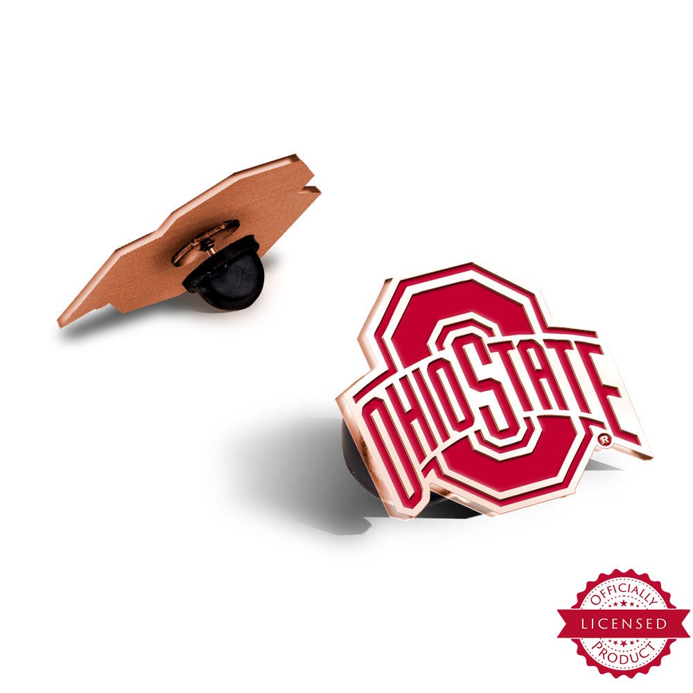 Ohio State University Color Enamel Logo Pin