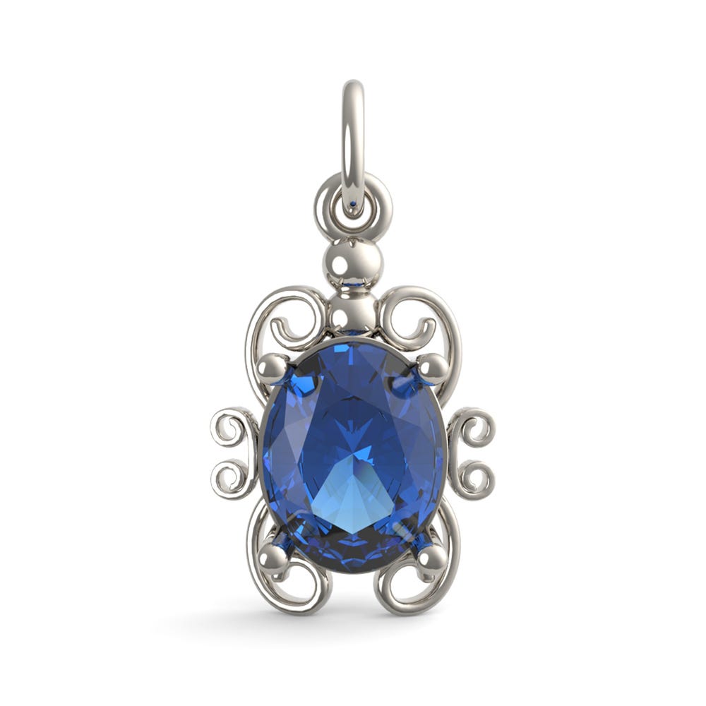 Filigree September Stone Charm(4764-009)
