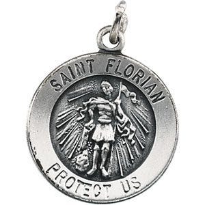 Saint Florian Religious Medal