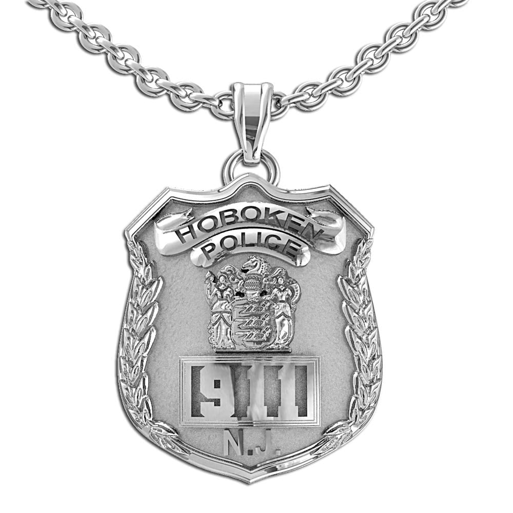 Personalized New Jersey Police Badge with Your Number & Department