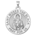 Saint Moses the Black Religious Medal