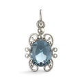 Filigree December Stone Charm(4764-012)