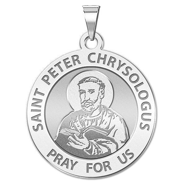 Saint Peter Chrysologus Religious Medal "EXCLUSIVE"