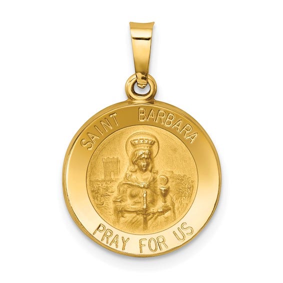 Saint Barbara Religious Medal