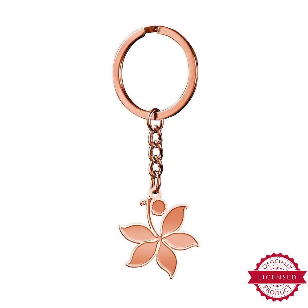 Buckeye Leaf Keychain