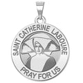 Saint Catherine Laboure Round Religious Medal