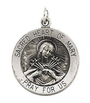 Sacred Heart of Mary Religious Medal