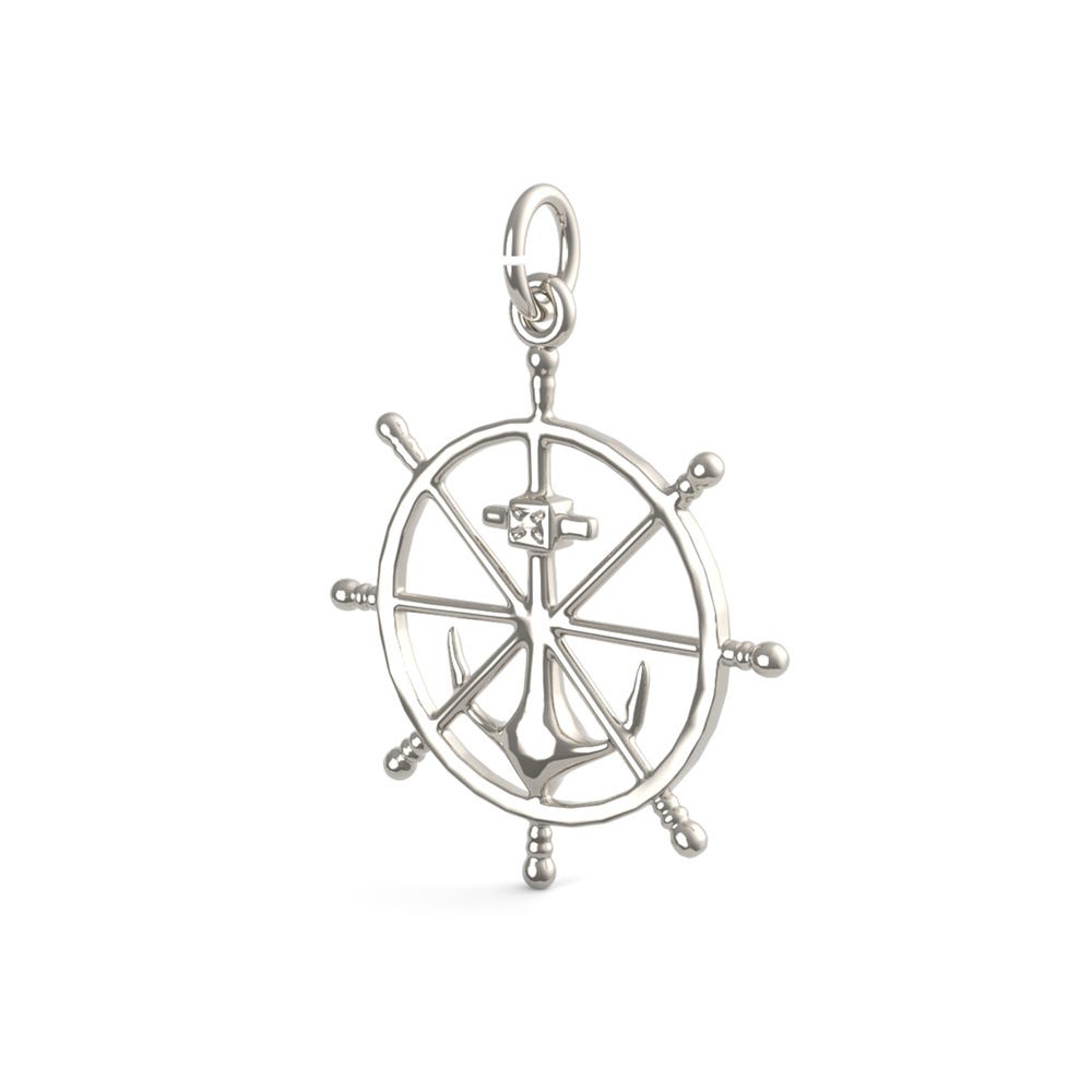 Anchor & Ship Wheel Charm(1584)