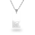 Dainty Initial Tag Necklace