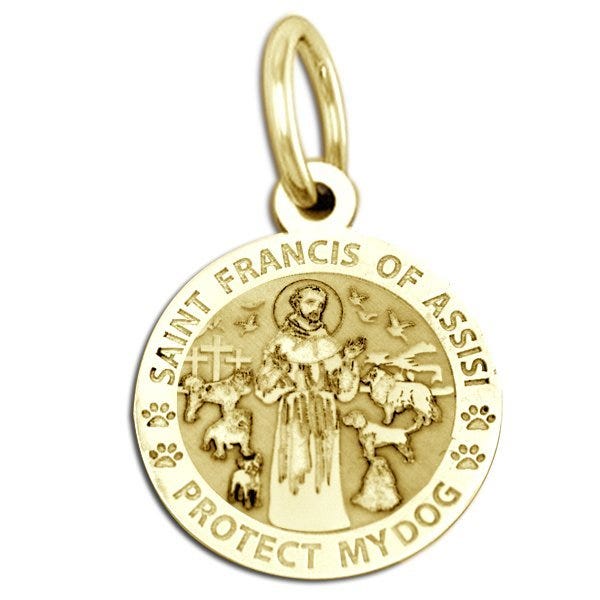 Saint Francis of Assisi - "Protect My Dog" Pet Tag