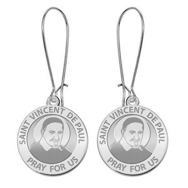 Saint Vincent De Paul Earrings "EXCLUSIVE"