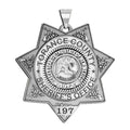 Personalized 7-Point Star New Mexico Sheriff Badge with your Dept, Rank and Number