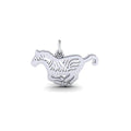 Flat Zebra Charm