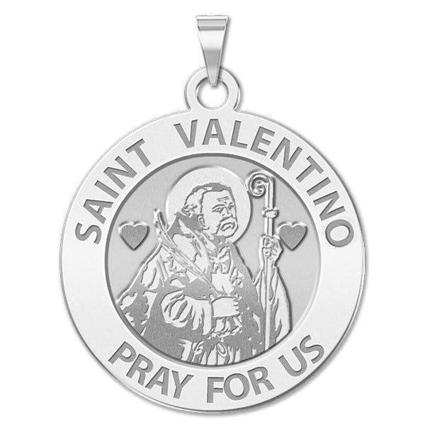 Saint Valentino Religious Medal