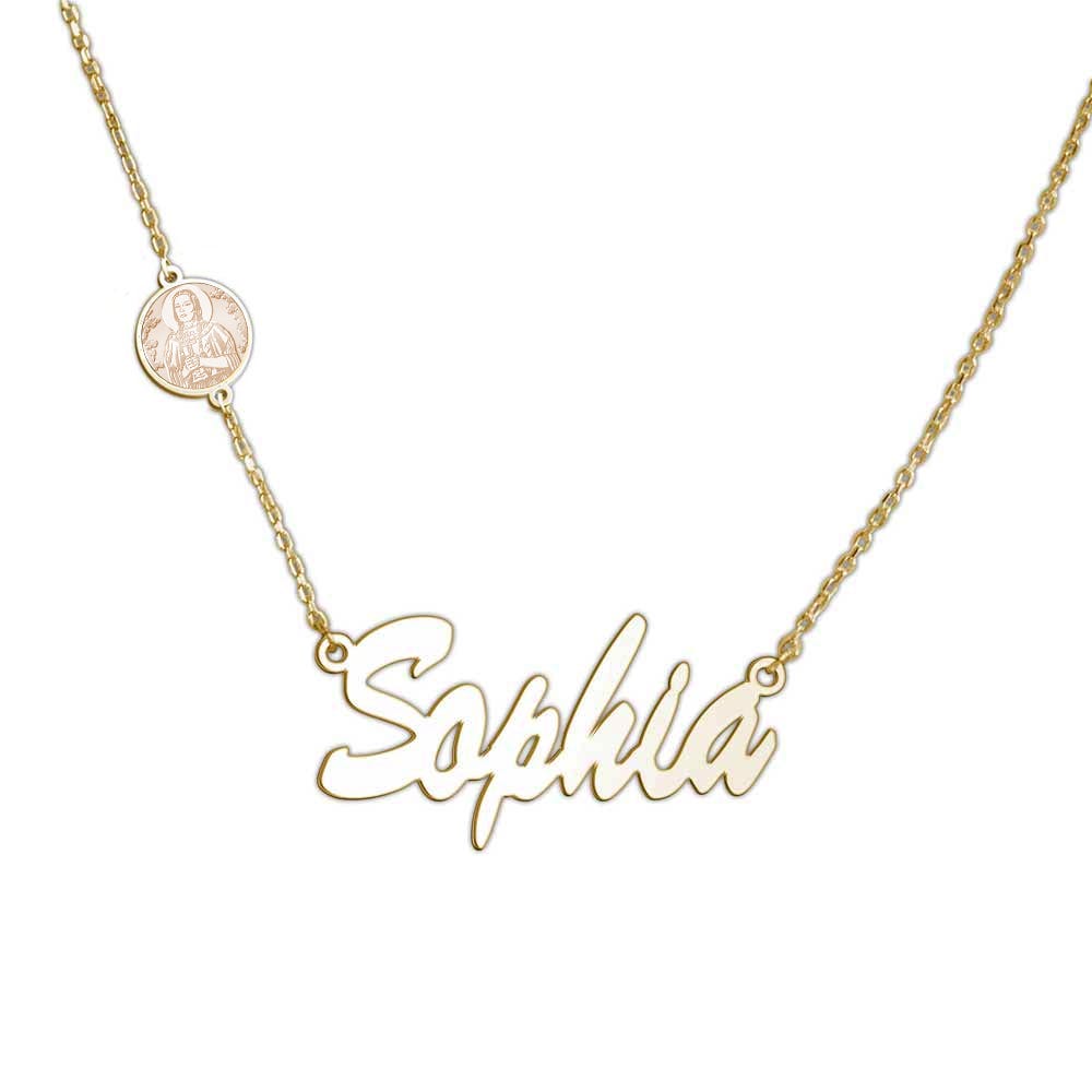 Saint Jane De Chantal Custom Name Necklace