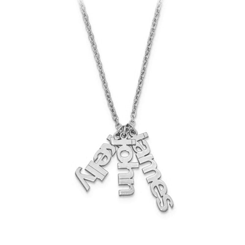 Mother's Name Necklace with up to 4 Childrens Names & Chain Included