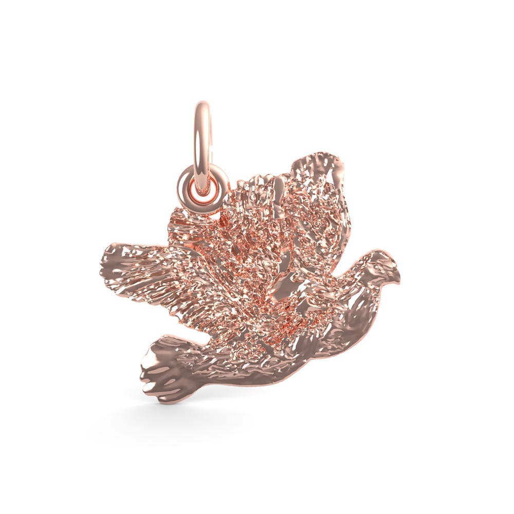 Turtle Doves Charm