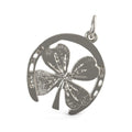 Good Luck Horseshoe & Clover Charm(2582)