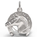 Horse Head w/ Horseshoe Charm