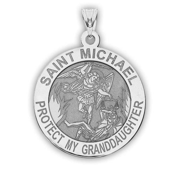 Saint Michael - Protect My Granddaughter - Religious Medal  "EXCLUSIVE"