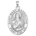 Saint Mary Magdalene Religious Oval Medal