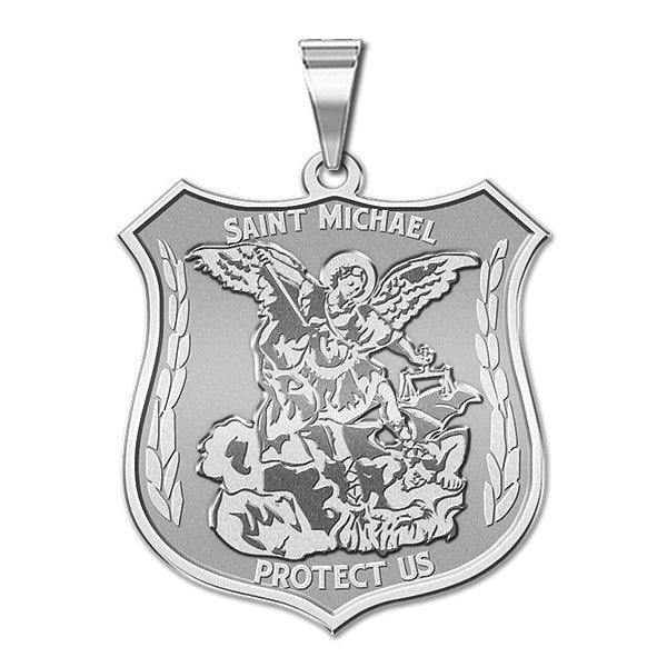 14K Saint Michael Religious Medal