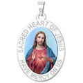 Sacred Heart of Jesus Religious Medal Color