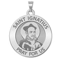 Saint Ignatius of Loyola Round Religious Medal  "EXCLUSIVE"